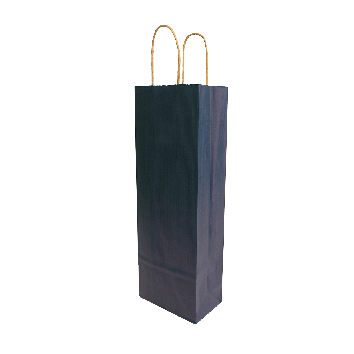 Papirnata vrećica za boce/butelje 140x80x390mm tamno plava